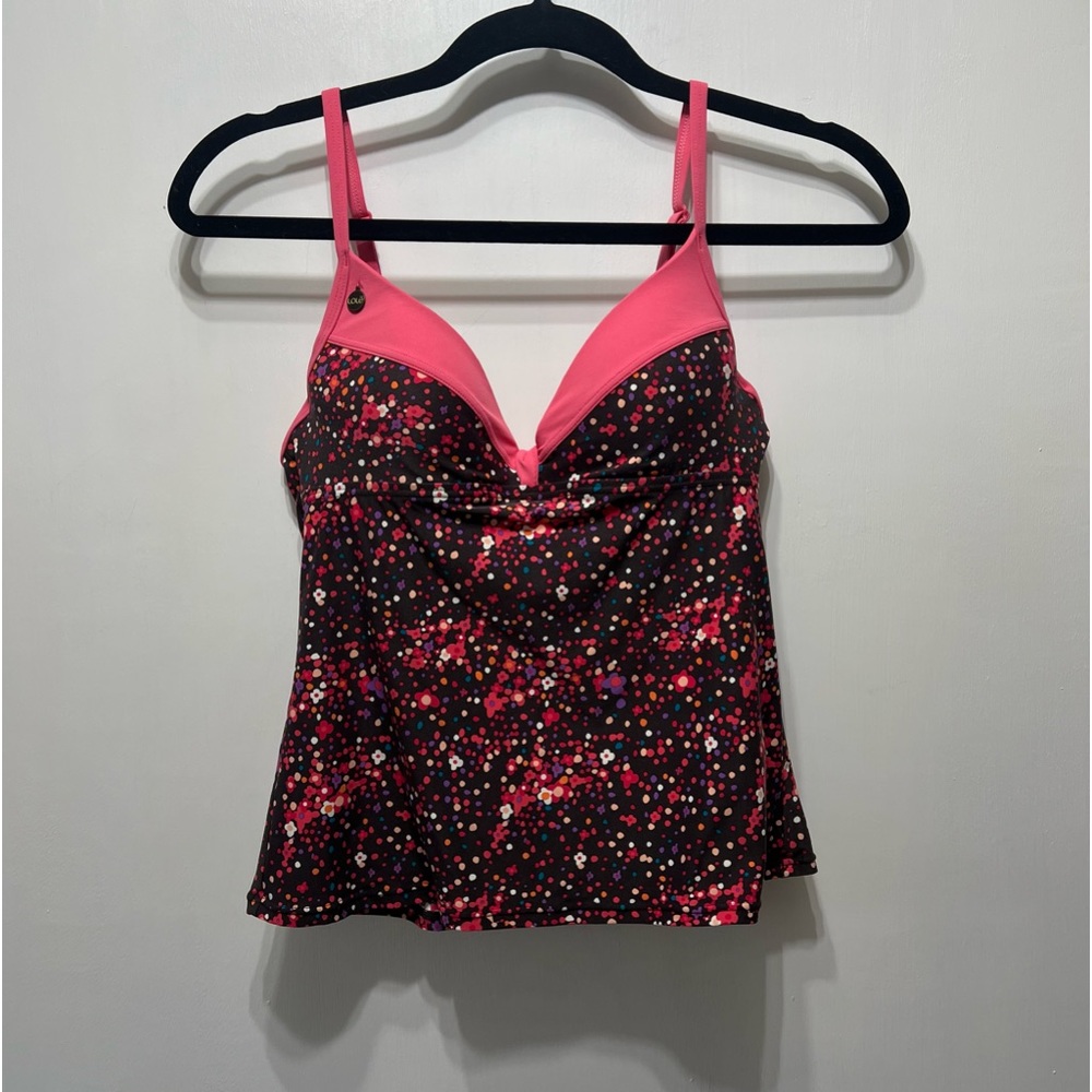 LOLE Women's Pink Tankini Swim Top